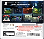 Nintendo 3DS Star Fox 64 3D Back CoverThumbnail